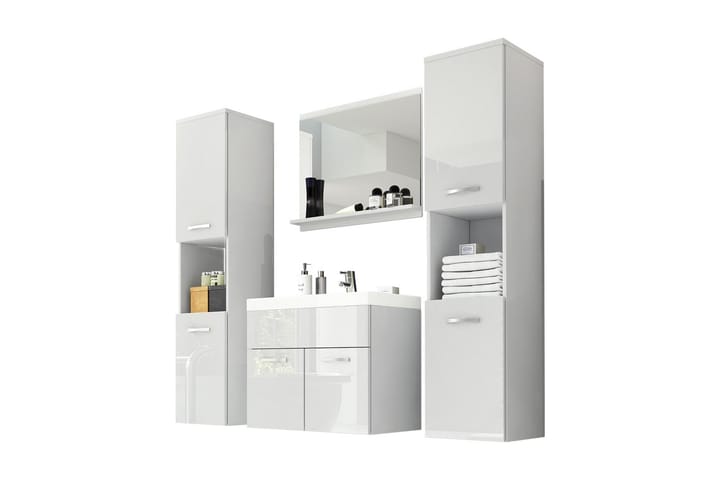 Kylpyhuonesetti Carignan XL - Valkoinen - Kylpyhuonekalustepaketit