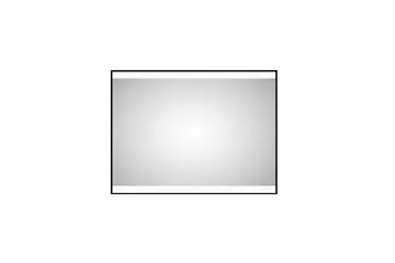 Kylpyhuonepeili Almunge 60 cm LED-valaistus - Musta - Sisustustuotteet - Peili