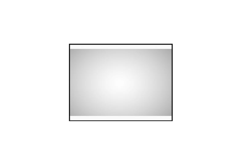 Kylpyhuonepeili Almunge 60 cm LED-valaistus - Musta - Sisustustuotteet - Peili