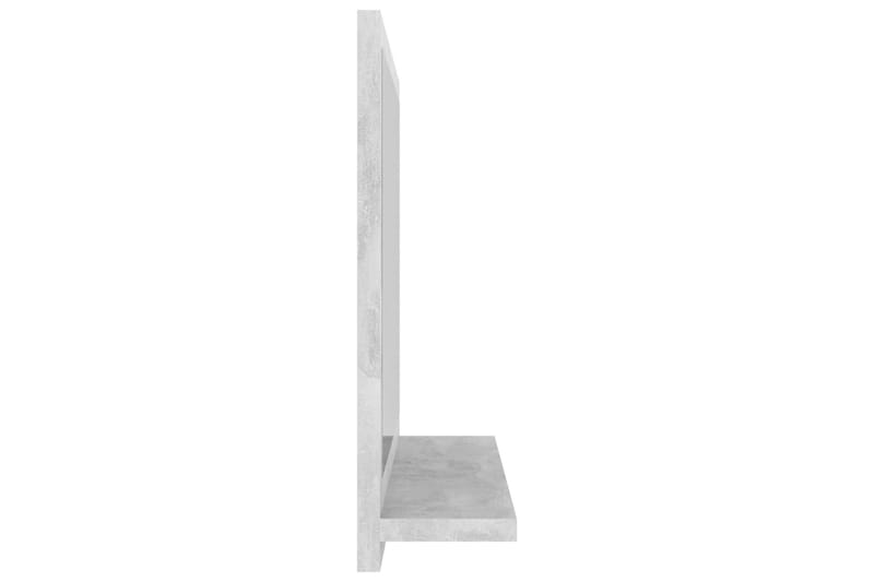 Kylpyhuonepeili betoninharmaa 40x10,5x37 cm lastulevy - Harmaa - Talo & remontointi - Keittiö & kylpyhuone - Kylpyhuone - Kylpyhuonekalusteet - Kylpyhuoneen peilit