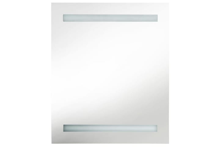 LED kylpyhuoneen peilikaappi harmaa 50x14x60 cm - Harmaa - Peilikaapit - Kylpyhuoneekaappi valaistuksella