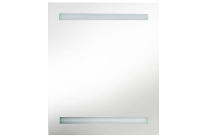 LED kylpyhuoneen peilikaappi kiiltävä valkoinen 50x14x60 cm - Valkoinen - Talo & remontointi - Keittiö & kylpyhuone - Kylpyhuone - Kylpyhuonekalusteet - Peilikaapit