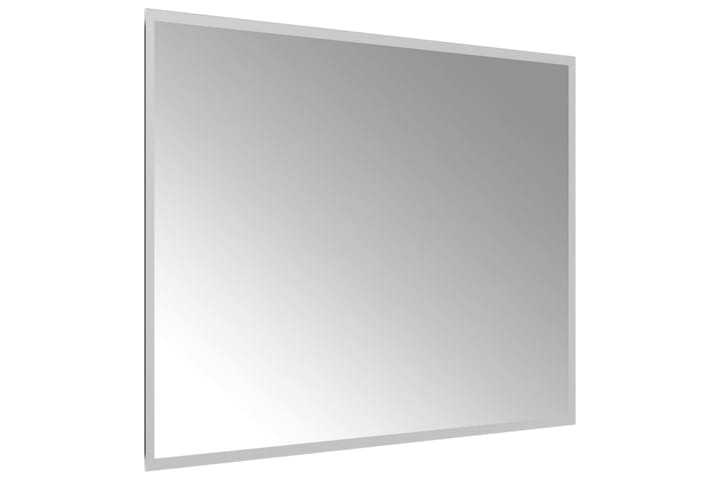 LED-kylpyhuoneen peili 80x60 cm - Läpinäkyvä - Peili - Kylpyhuoneen peilit - Kylpyhuonepeili valaistuksella