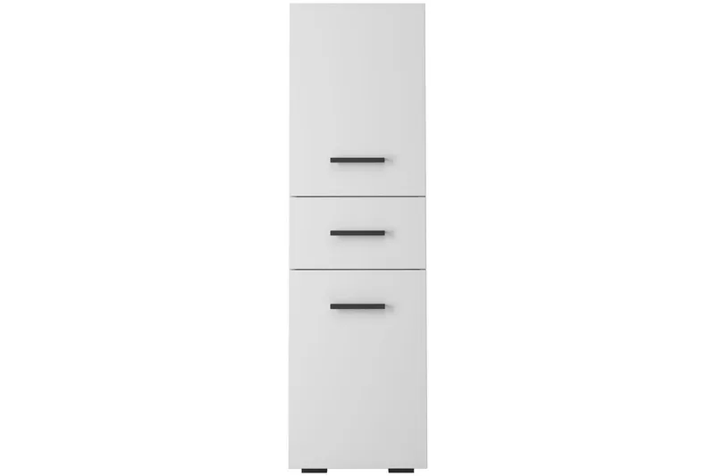 Malika Korkea kaappi kylpyhuoneeseen 130x38x35 cm - Valkoinen - Talo & remontointi - Keittiö & kylpyhuone - Kylpyhuone - Kylpyhuonekalusteet - Kylpyhuonekaapit