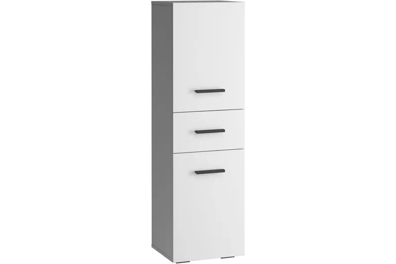 Malika Korkea kaappi kylpyhuoneeseen 130x38x35 cm, Valkoinen