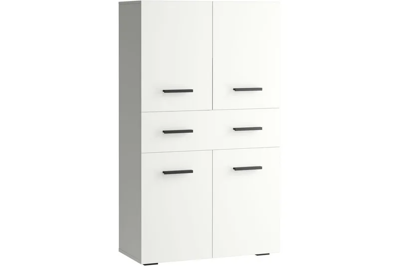 Malika Korkea kaappi Kylpyhuoneeseen 130x76x35 cm, Valkoinen