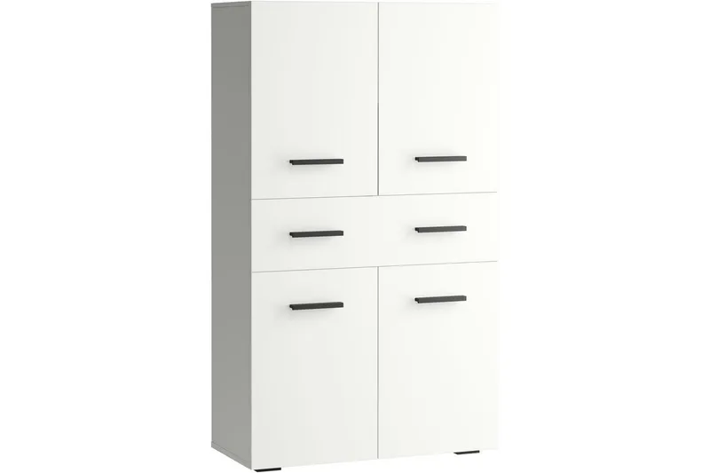 Malika Korkea kaappi Kylpyhuoneeseen 130x76x35 cm, Valkoinen