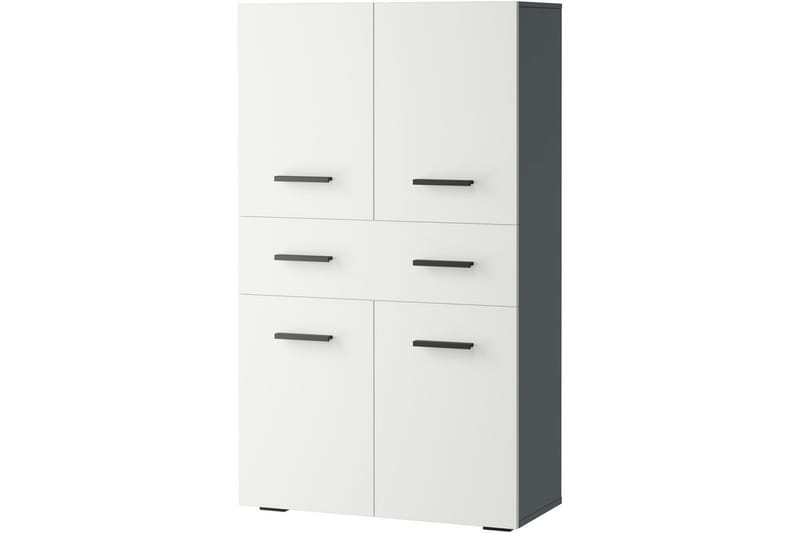 Malika Korkea kaappi Kylpyhuoneeseen 130x76x35 cm, Valkoinen