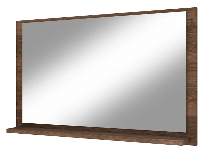 Merlinor-seinäpeili 80 cm, tummanruskea