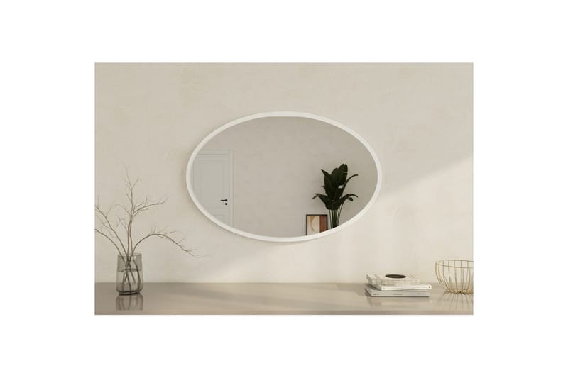 Peili Dymra Valkoinen - Valkoinen - Talo & remontointi - Keittiö & kylpyhuone - Kylpyhuone - Kylpyhuonekalusteet - Kylpyhuoneen peilit