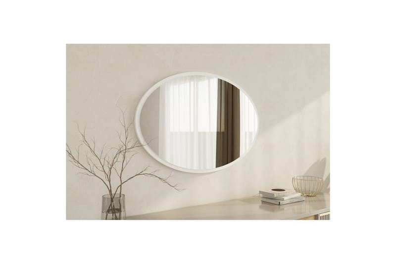 Peili Dymra Valkoinen - Valkoinen - Talo & remontointi - Keittiö & kylpyhuone - Kylpyhuone - Kylpyhuonekalusteet - Kylpyhuoneen peilit