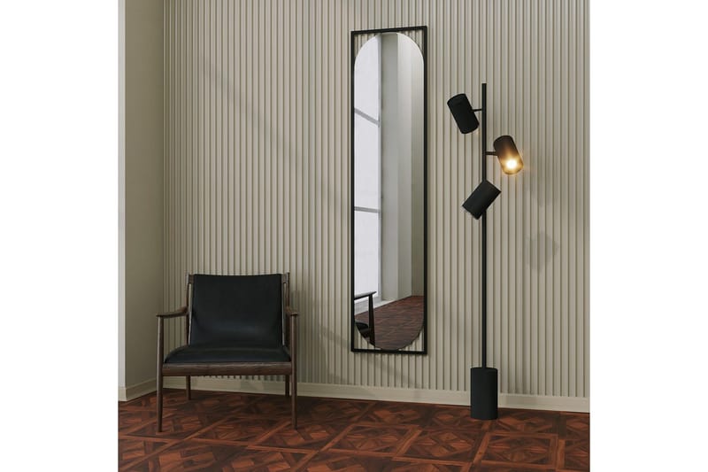 Peili Norvia Musta - Musta - Talo & remontointi - Keittiö & kylpyhuone - Kylpyhuone - Kylpyhuonekalusteet - Kylpyhuoneen peilit