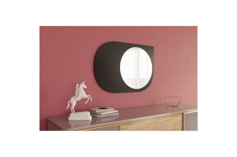 Peili Ravidas Musta - Musta - Talo & remontointi - Keittiö & kylpyhuone - Kylpyhuone - Kylpyhuonekalusteet - Kylpyhuoneen peilit