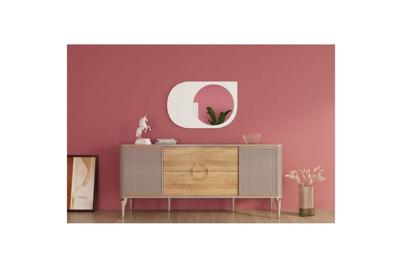 Peili Ravidas Valkoinen - Valkoinen - Talo & remontointi - Keittiö & kylpyhuone - Kylpyhuone - Kylpyhuonekalusteet - Kylpyhuoneen peilit