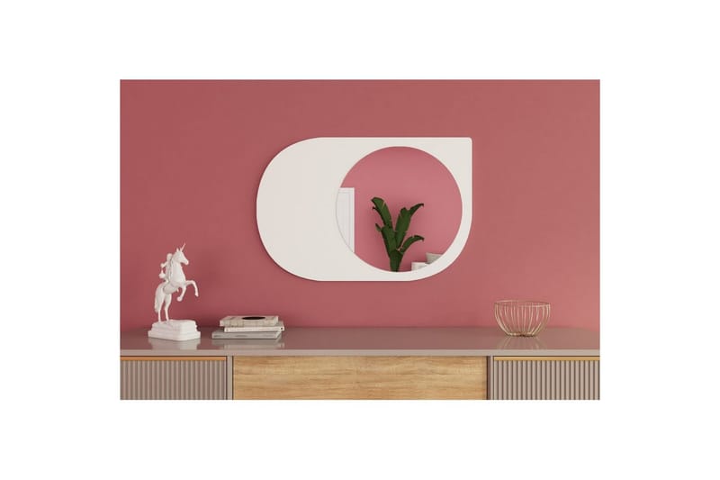 Peili Ravidas Valkoinen - Valkoinen - Talo & remontointi - Keittiö & kylpyhuone - Kylpyhuone - Kylpyhuonekalusteet - Kylpyhuoneen peilit