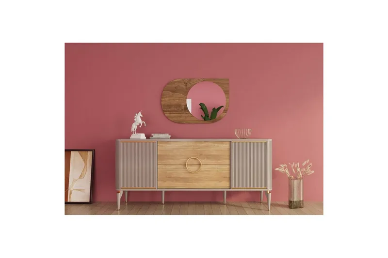 Peili Ravidas Pähkinäpuu - Pähkinäpuu - Talo & remontointi - Keittiö & kylpyhuone - Kylpyhuone - Kylpyhuonekalusteet - Kylpyhuoneen peilit