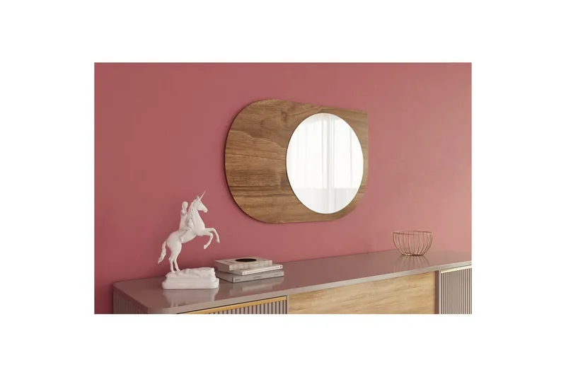 Peili Ravidas Pähkinäpuu - Pähkinäpuu - Talo & remontointi - Keittiö & kylpyhuone - Kylpyhuone - Kylpyhuonekalusteet - Kylpyhuoneen peilit