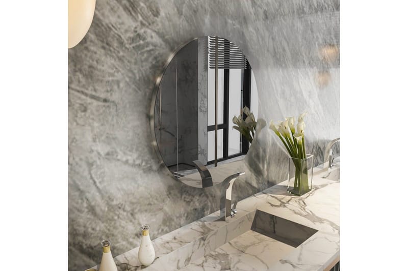 Peili Torlen Tummanharmaa / Hopea - Tummanharmaa / Hopea - Talo & remontointi - Keittiö & kylpyhuone - Kylpyhuone - Kylpyhuonekalusteet - Kylpyhuoneen peilit
