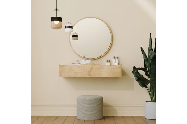 Kylpyhuoneen seinäkaappi peilillä Princesse 82 cm - Peilikaapit - Kylpyhuoneekaappi valaistuksella