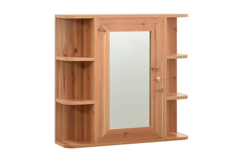 Kylpyhuoneen peilikaappi tammi 66x17x63 cm MDF - Ruskea - Talo & remontointi - Keittiö & kylpyhuone - Kylpyhuone - Kylpyhuonekalusteet - Peilikaapit