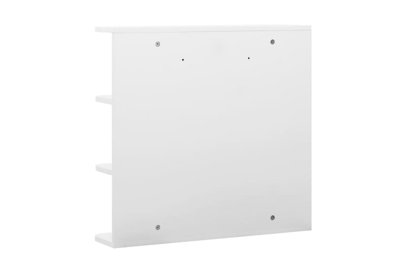 Kylpyhuoneen peilikaappi valkoinen 66x17x63 cm MDF - Valkoinen - Talo & remontointi - Keittiö & kylpyhuone - Kylpyhuone - Kylpyhuonekalusteet - Peilikaapit