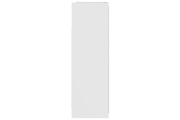 Kylpyhuoneen peilikaappi valkoinen 62,5x20,5x64 cm lastulevy - Valkoinen - Peilikaapit - Kylpyhuoneekaappi valaistuksella