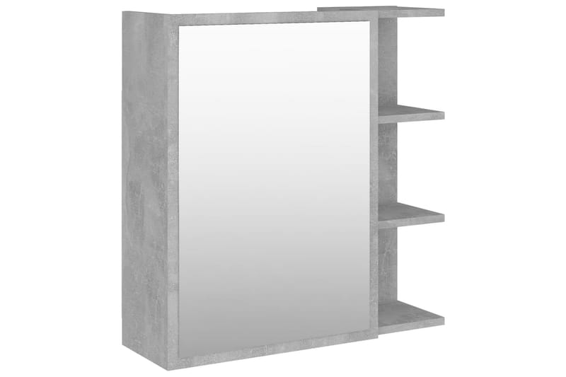Kylpyhuoneen peilikaappi betoninharmaa 62,5x20,5x64cm - Harmaa - Talo & remontointi - Keittiö & kylpyhuone - Kylpyhuone - Kylpyhuonekalusteet - Peilikaapit