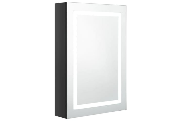 Kylpyhuoneen peilikaappi LED 50x13x70 cm - Kiiltävä Musta - Peilikaapit - Kylpyhuoneekaappi valaistuksella