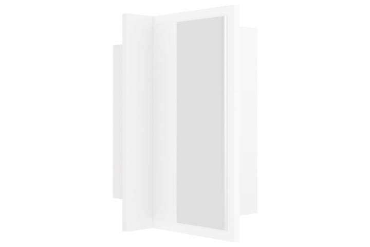 Kylpyhuoneen peilikaappi LED 40x12x45 cm - Valkoinen - Peilikaapit - Kylpyhuoneekaappi valaistuksella
