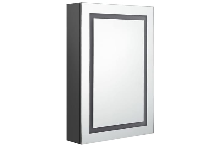 Kylpyhuoneen peilikaappi LED 50x13x70 cm - Harmaa - Peilikaapit - Kylpyhuoneekaappi valaistuksella