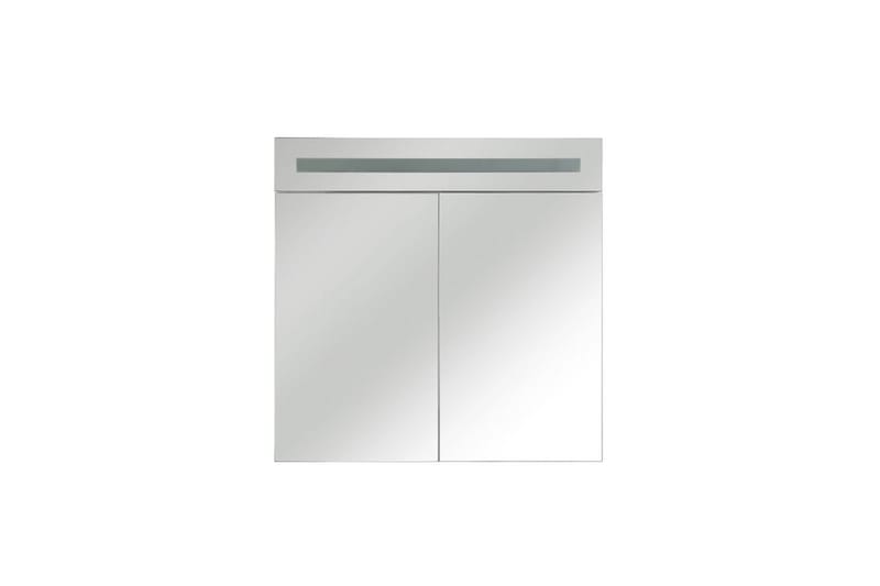 Kylpyhuonekaappi Bucalemo 60 cm Peili LED-valaistuksella - Valkoinen - Talo & remontointi - Keittiö & kylpyhuone - Kylpyhuone - Kylpyhuonekalusteet - Peilikaapit