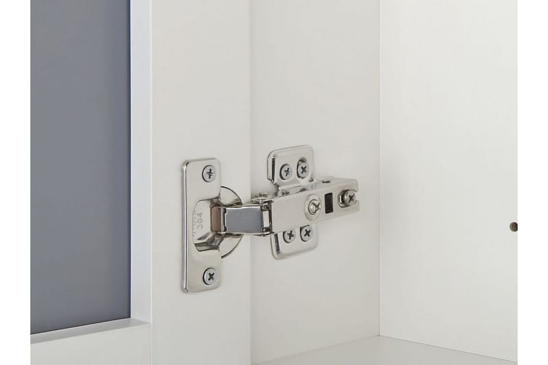 Kylpyhuonekaappi Lavapies 40 cm peilillä - Valkoinen - Talo & remontointi - Keittiö & kylpyhuone - Kylpyhuone - Kylpyhuonekalusteet - Peilikaapit