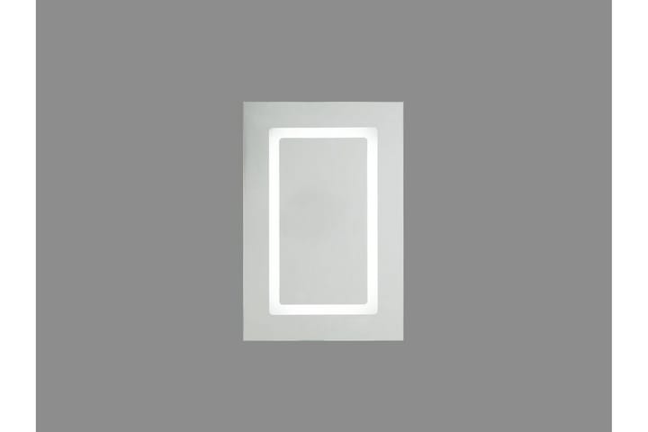 Kylpyhuonekaappi Panambi 40 cm Peili LED-valaistuksella - Valkoinen - Peilikaapit - Kylpyhuoneekaappi valaistuksella