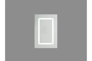 Kylpyhuonekaappi Panambi 40 cm Peili LED-valaistuksella - Valkoinen - Talo & remontointi - Keittiö & kylpyhuone - Kylpyhuone - Kylpyhuonekalusteet - Peilikaapit