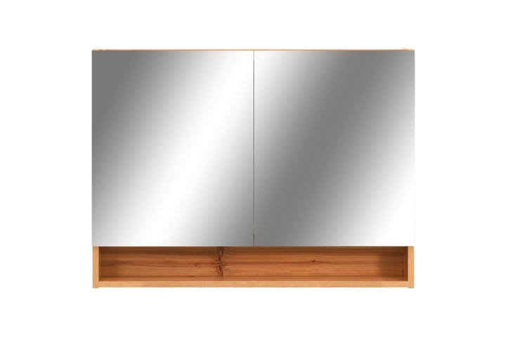 LED kylpyhuoneen peilikaappi tammi 80x15x60 cm MDF - Ruskea - Peilikaapit - Kylpyhuoneekaappi valaistuksella
