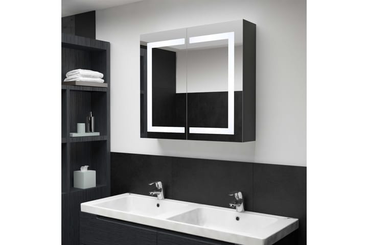 LED kylpyhuoneen peilikaappi 80x12,2x68 cm - Peilikaapit - Kylpyhuoneekaappi valaistuksella