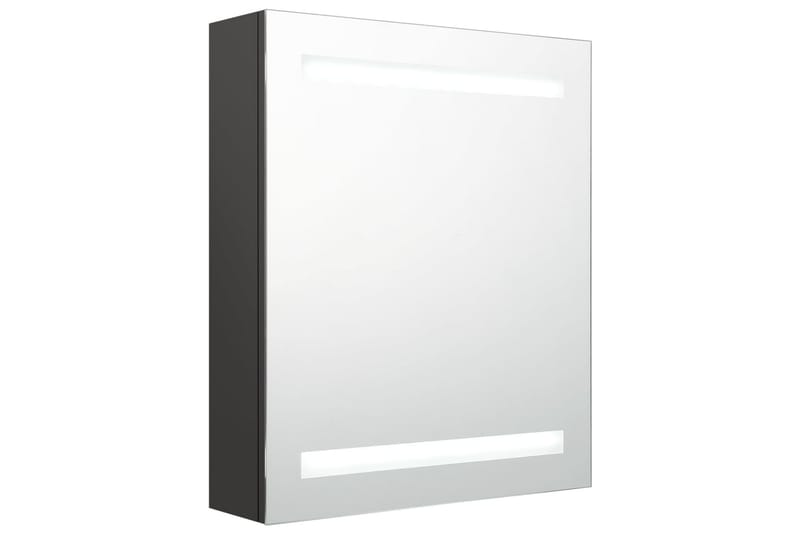 LED kylpyhuoneen peilikaappi antrasiitti 50x14x60 cm - Antrasiitti - Talo & remontointi - Keittiö & kylpyhuone - Kylpyhuone - Kylpyhuonekalusteet - Peilikaapit