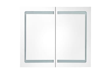 LED kylpyhuoneen peilikaappi kiiltävä harmaa 80x12x68 cm - Talo & remontointi - Keittiö & kylpyhuone - Kylpyhuone - Kylpyhuonekalusteet - Peilikaapit