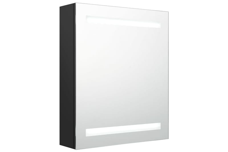 LED kylpyhuoneen peilikaappi musta 50x14x60 cm - Musta - Talo & remontointi - Keittiö & kylpyhuone - Kylpyhuone - Kylpyhuonekalusteet - Peilikaapit