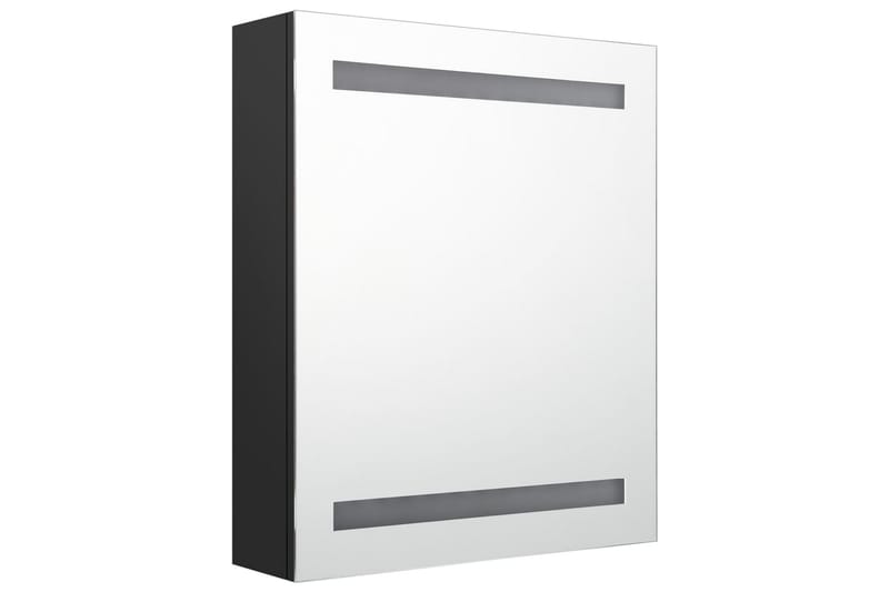 LED kylpyhuoneen peilikaappi musta 50x14x60 cm - Musta - Talo & remontointi - Keittiö & kylpyhuone - Kylpyhuone - Kylpyhuonekalusteet - Peilikaapit
