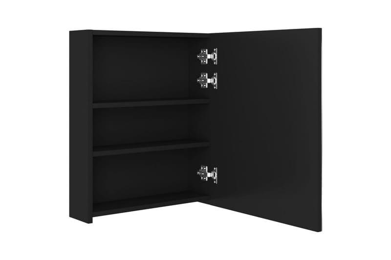 LED kylpyhuoneen peilikaappi musta 50x14x60 cm - Musta - Talo & remontointi - Keittiö & kylpyhuone - Kylpyhuone - Kylpyhuonekalusteet - Peilikaapit