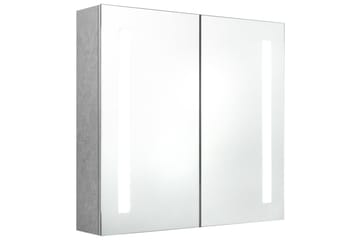 LED kylpyhuoneen peilikaappi betoninharmaa 62x14x60 cm - Talo & remontointi - Keittiö & kylpyhuone - Kylpyhuone - Kylpyhuonekalusteet - Peilikaapit