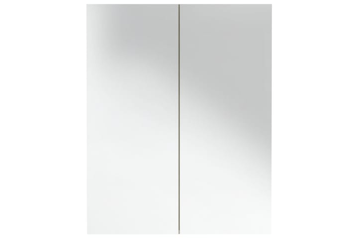 LED kylpyhuoneen peilikaappi 60x15x75 cm - Valkoinen - Peilikaapit - Kylpyhuoneekaappi valaistuksella
