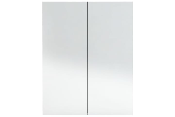 LED kylpyhuoneen peilikaappi 60x15x75 cm MDF betoninharmaa - Harmaa - Peilikaapit - Kylpyhuoneekaappi valaistuksella