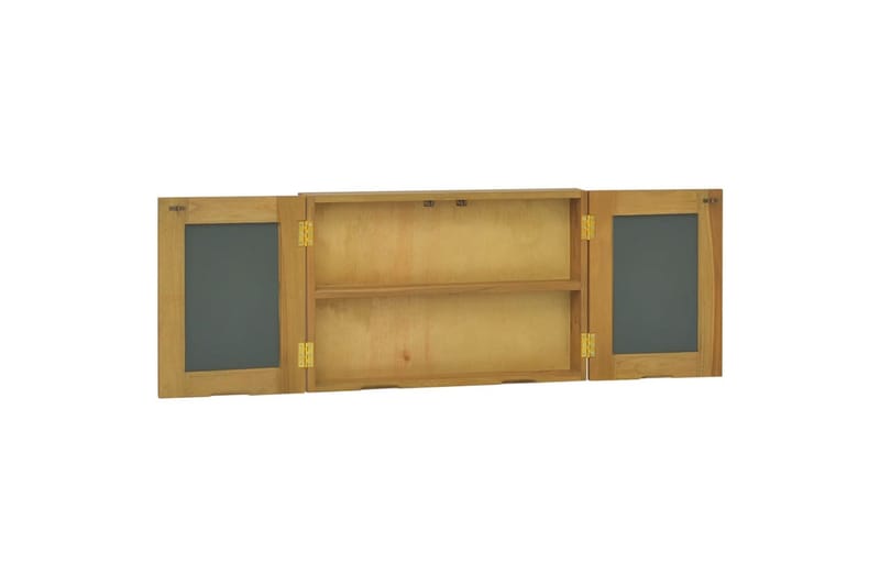 Peilikaappi 60x10x40 cm täysi tiikki - Ruskea - Talo & remontointi - Keittiö & kylpyhuone - Kylpyhuone - Kylpyhuonekalusteet - Peilikaapit
