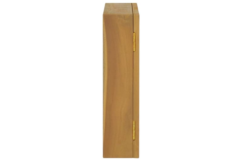Peilikaappi 60x10x40 cm täysi tiikki - Ruskea - Talo & remontointi - Keittiö & kylpyhuone - Kylpyhuone - Kylpyhuonekalusteet - Peilikaapit