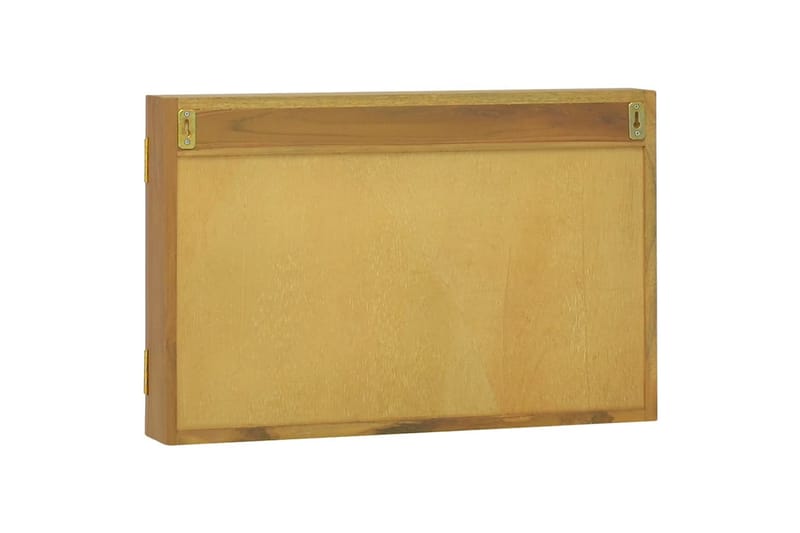 Peilikaappi 60x10x40 cm täysi tiikki - Ruskea - Talo & remontointi - Keittiö & kylpyhuone - Kylpyhuone - Kylpyhuonekalusteet - Peilikaapit