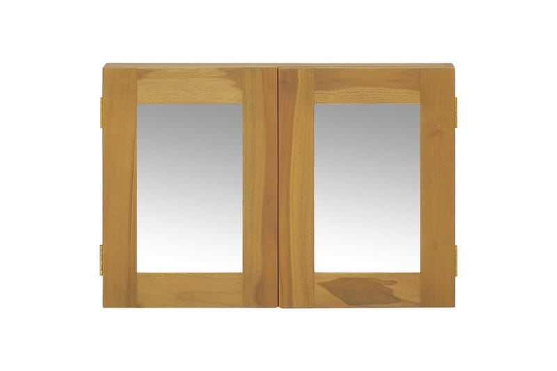 Peilikaappi 60x10x40 cm täysi tiikki - Ruskea - Talo & remontointi - Keittiö & kylpyhuone - Kylpyhuone - Kylpyhuonekalusteet - Peilikaapit
