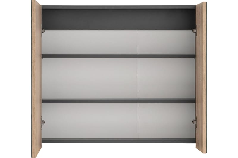 Seinäkaappi Gaddesden 2 ovea - Antrasiitti/Valkoinen - Talo & remontointi - Keittiö & kylpyhuone - Kylpyhuone - Kylpyhuonekalusteet - Peilikaapit