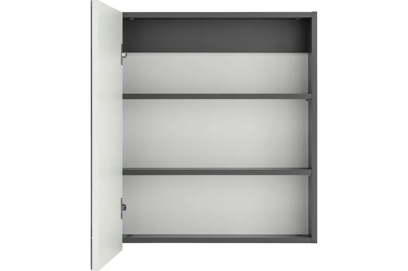 Seinäkaappi Gaddesden 60x15 cm - Antrasiitti/Luonnonväri - Talo & remontointi - Keittiö & kylpyhuone - Kylpyhuone - Kylpyhuonekalusteet - Peilikaapit